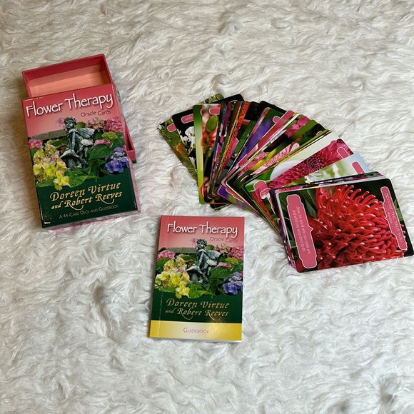 Doreen Virtue Flower Therapy 44-Card Deck And Guidebook - Picture 2 of 8